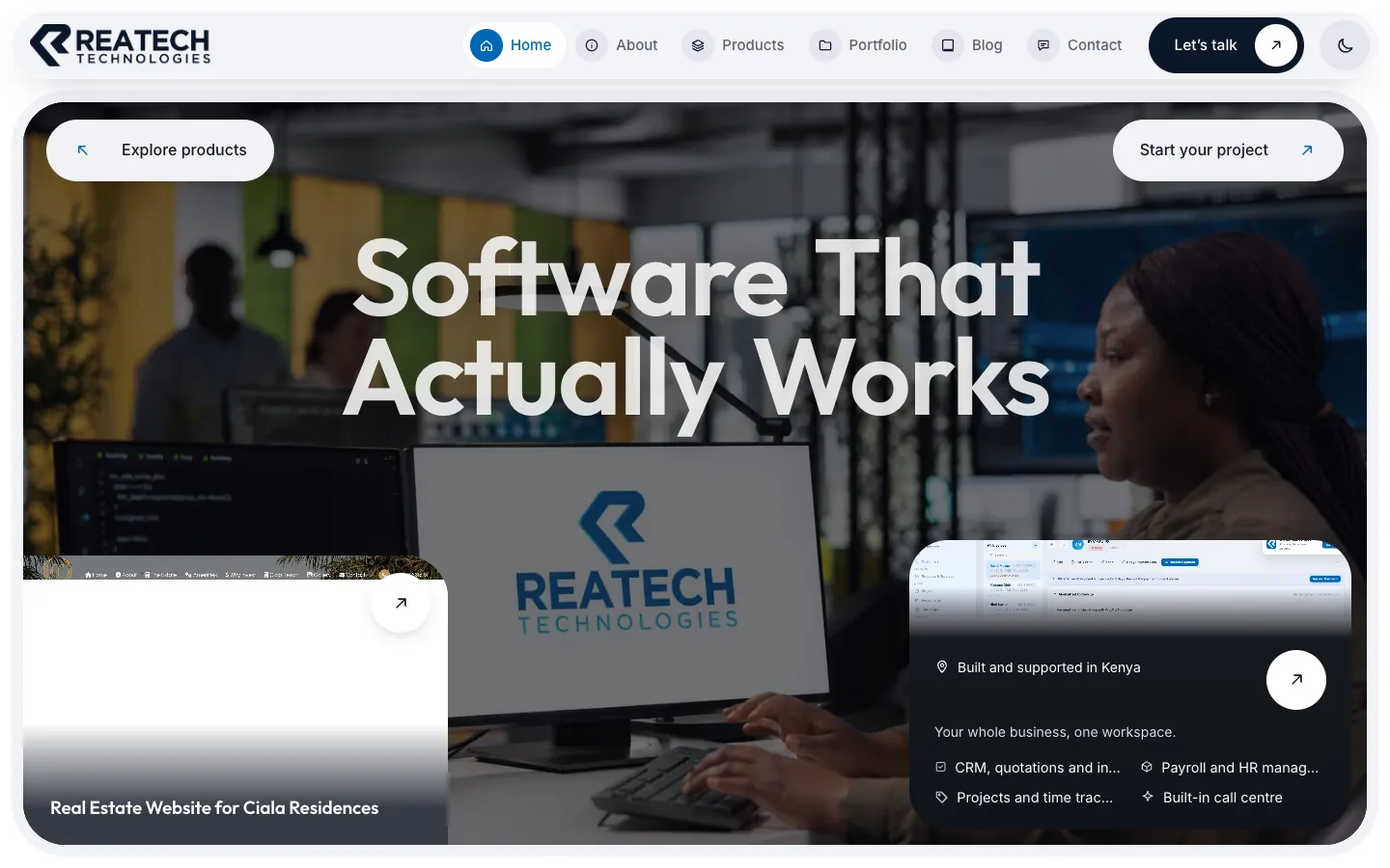 Reatech Technologies website