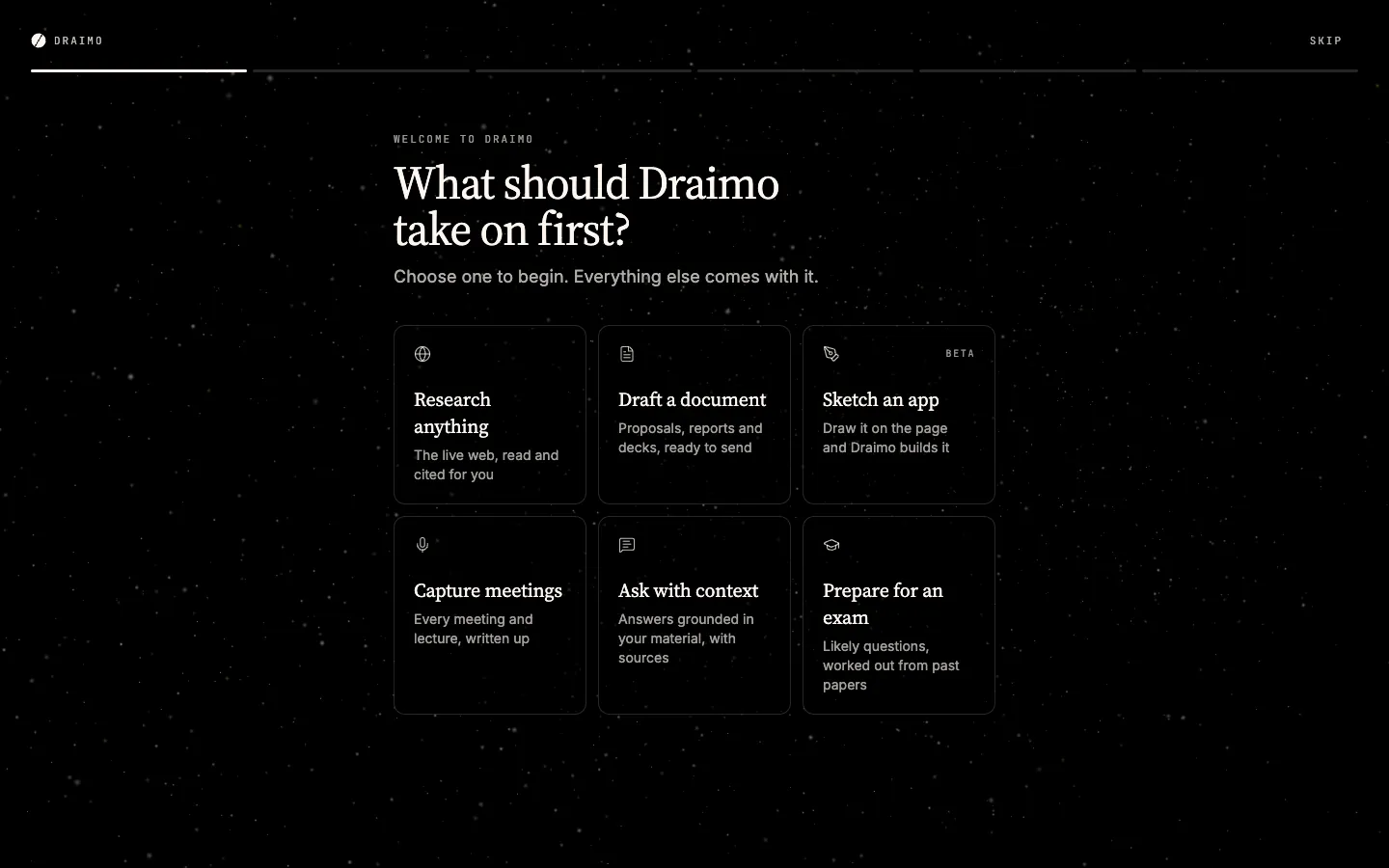 Draimo website