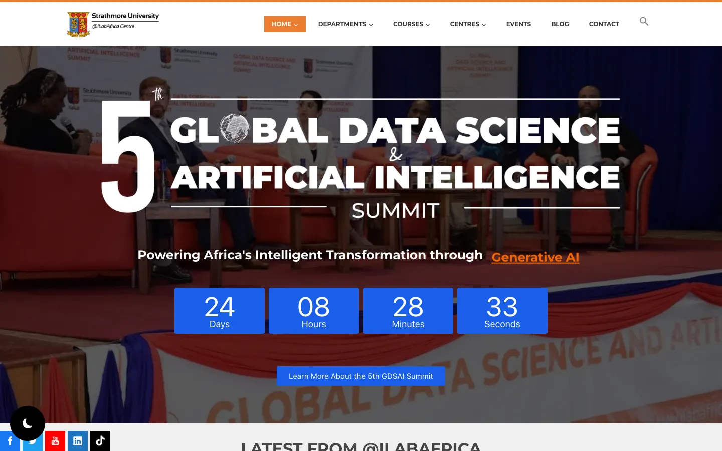 @iLabAfrica, Strathmore University website
